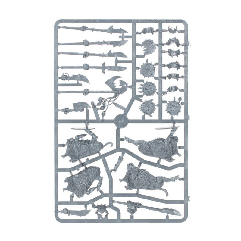 Orc & Goblin Tribes Orc Boar Boyz Mob x5 New on Sprue