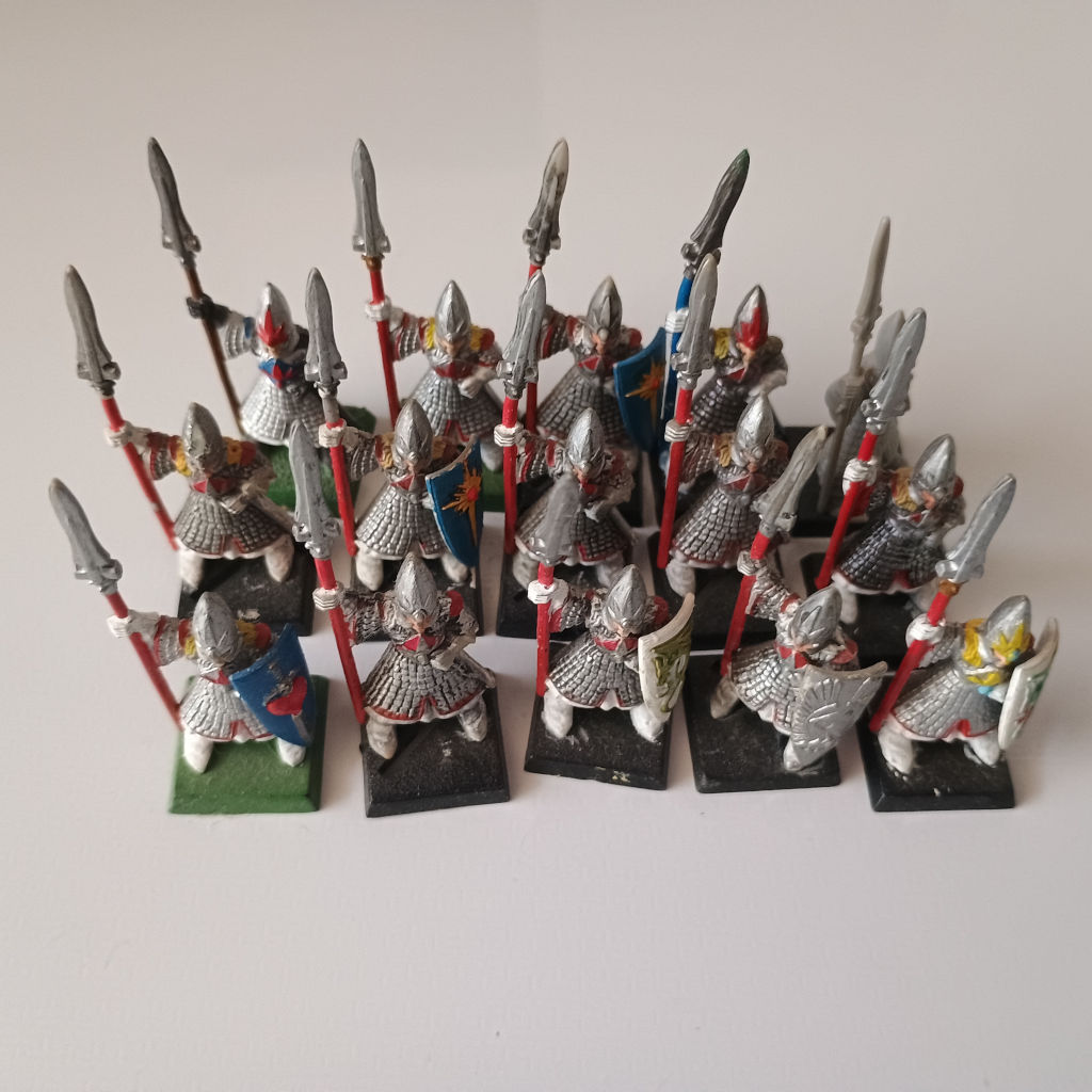 High Elves 4th ed Spearmen x15