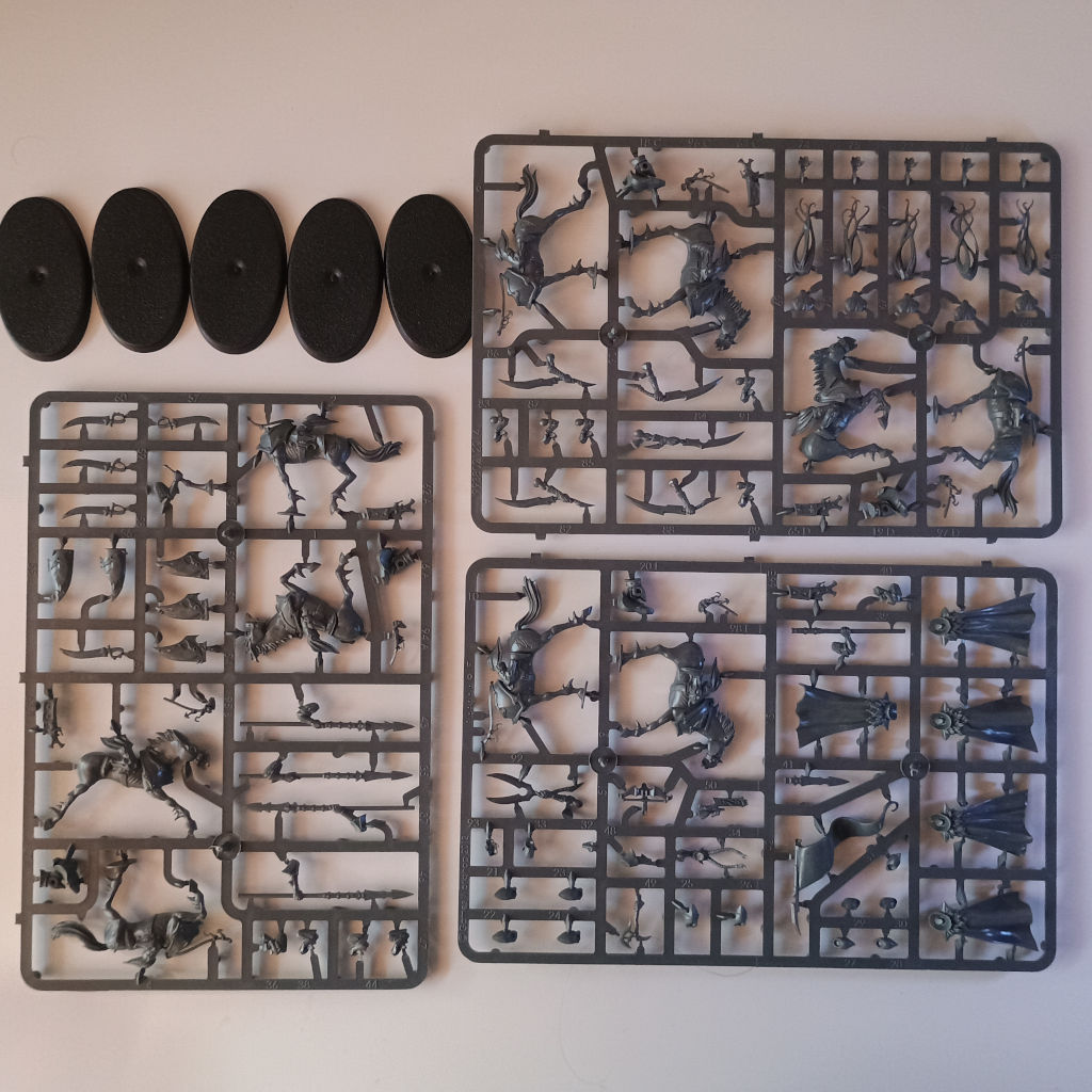 Dark Elves Dark Riders / Doomfire Warlocks New on Sprue