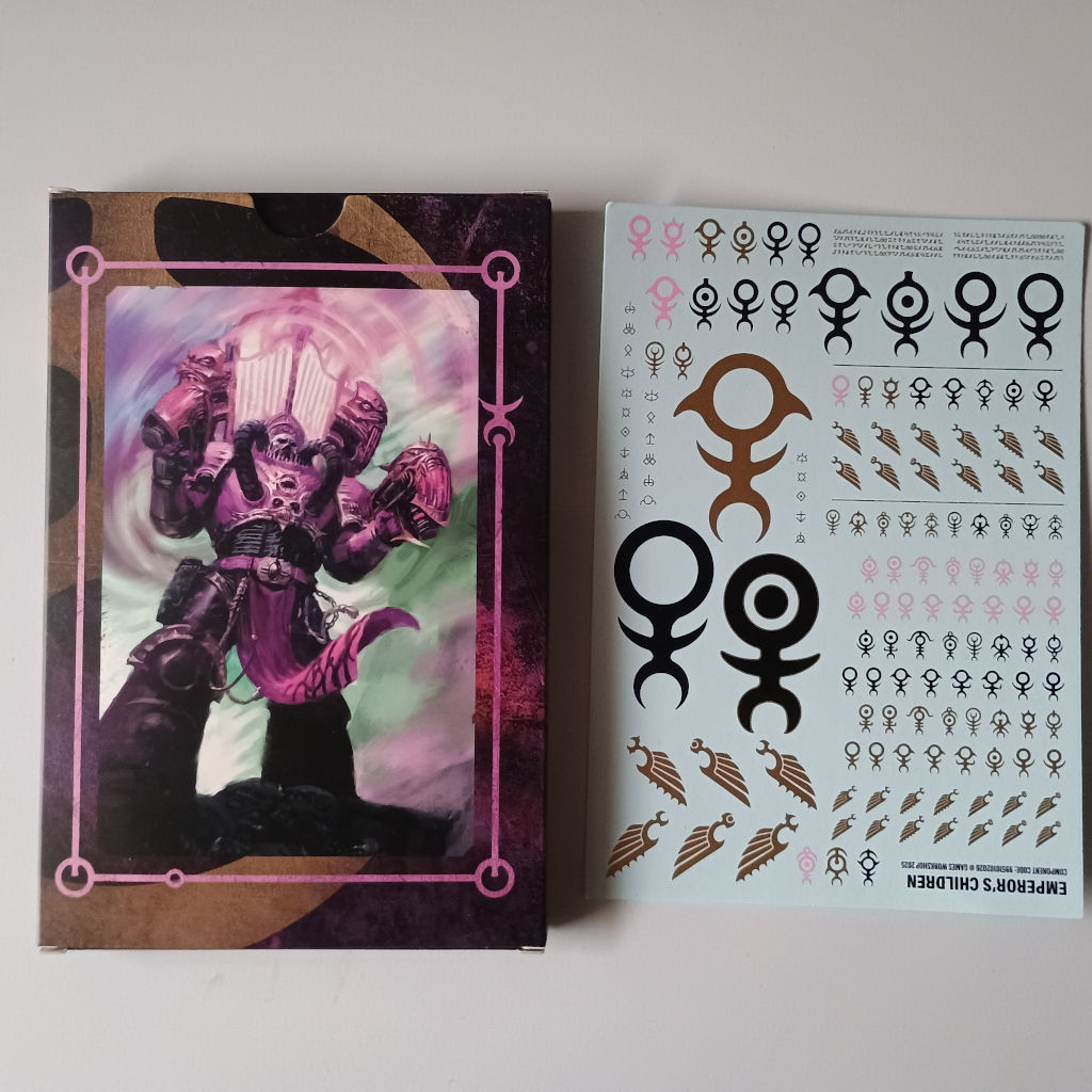 Emperor's Children Datasheet Cards + Transfer Sheet