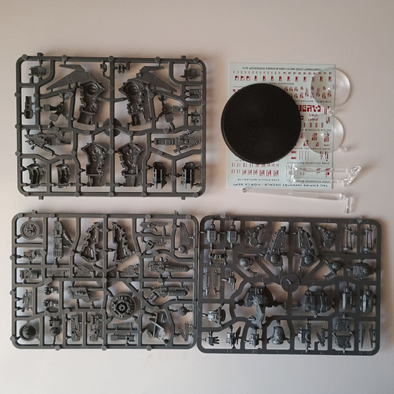 Tau Empire Commander New on Sprue