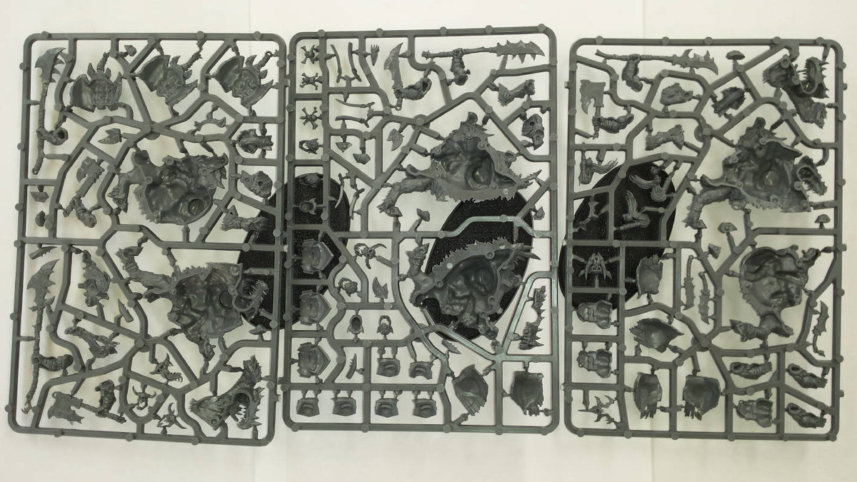 Orruk Warclans Ironjawz Gore-gruntas x 3 New On Sprue