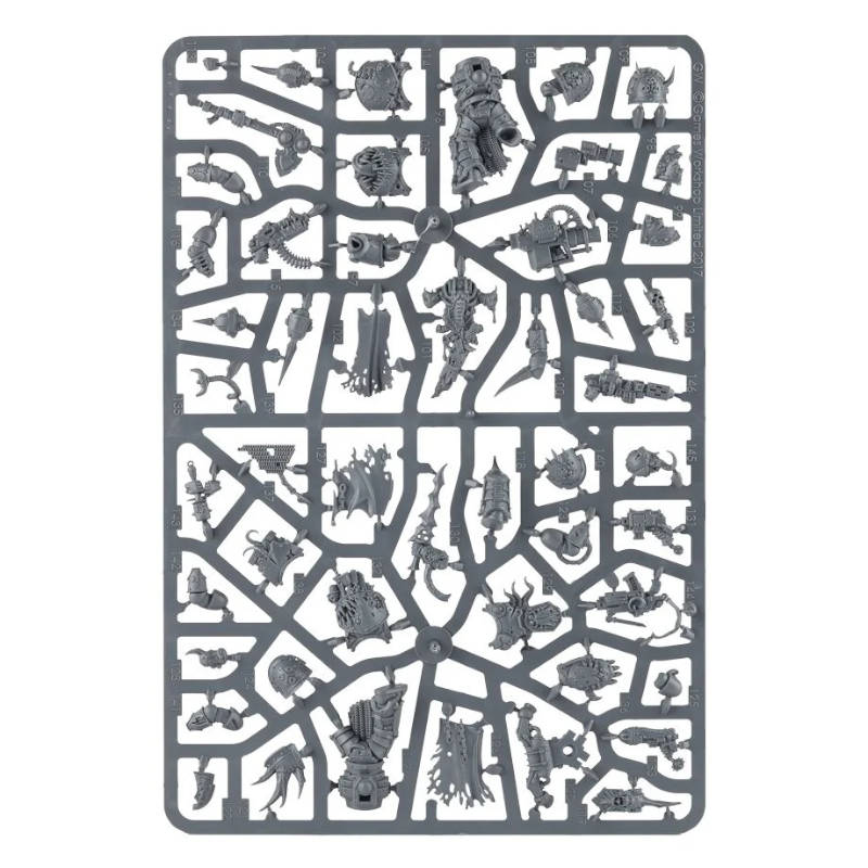 Death Guard Plague Marines x 7 New on sprue