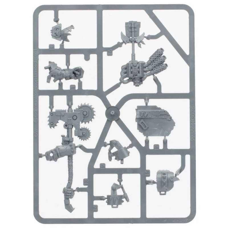 Orks Warboss in Mega Armour New on Sprue