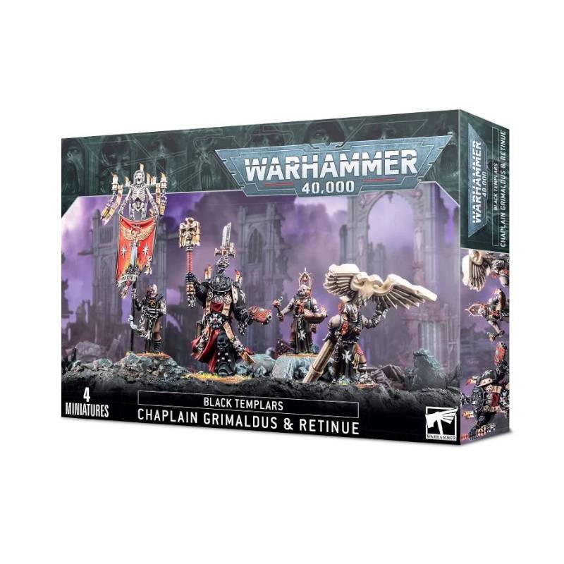 Discount Black Templars Chaplain Grimaldus & Retinue - West Coast Games