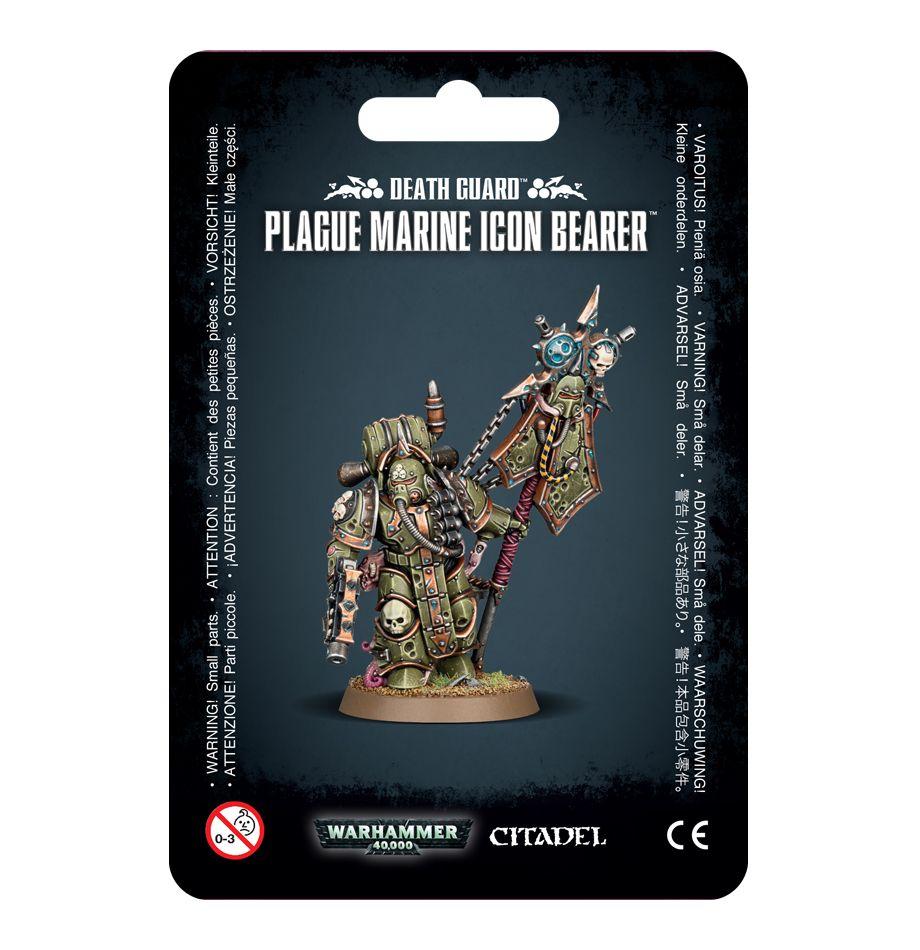Discount Death Guard Plague Marine Icon Bearer - West Coast Games