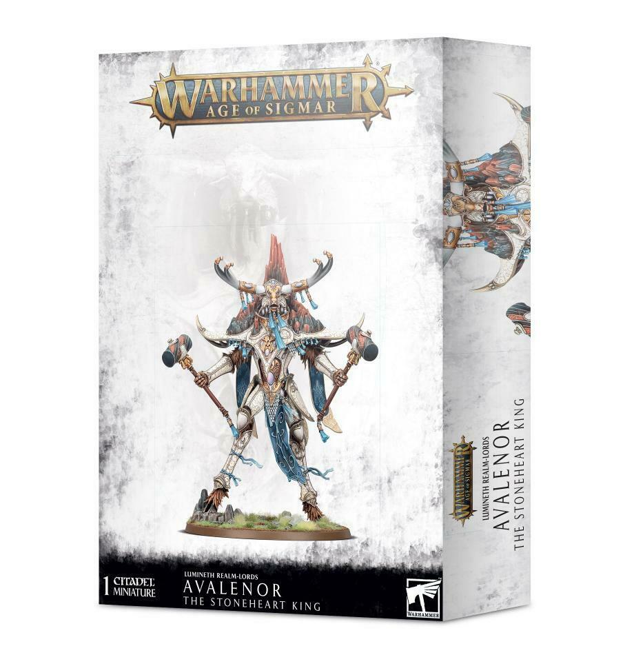 Discount Lumineth Realm-lords Avalenor the Stoneheart King - West Coast Games