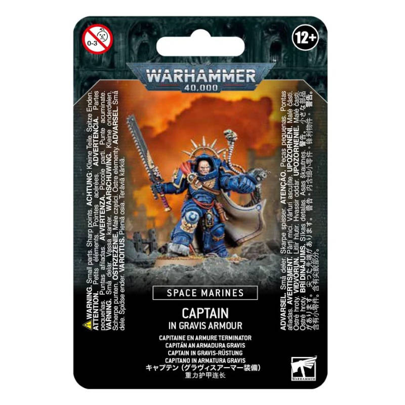 Discount Space Marines Captain in Gravis Armour - West Coast Games