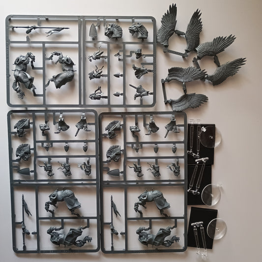 Kingdom of Bretonnia Pegasus Knights x 3 New on Sprue