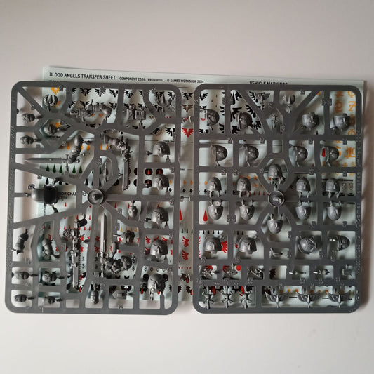Blood Angels Upgrades + Transfer Sheet New on Sprue