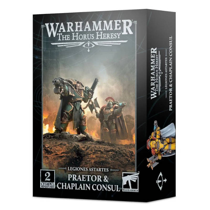 Horus Heresy Legion Cataphractii Praetor & Chaplain Consul