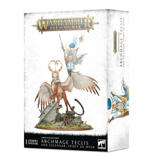 Lumineth Realm-lords Archmage Teclis and Celennar, Spirit of Hysh