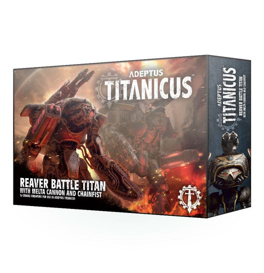 Discount Adeptus Titanicus Reaver Battle Titan with Melta Cannon and Chainfist - West Coast Games