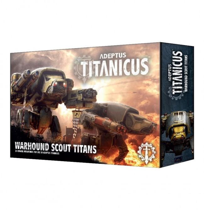 Discount Adeptus Titanicus Warhound Scout Titans - West Coast Games