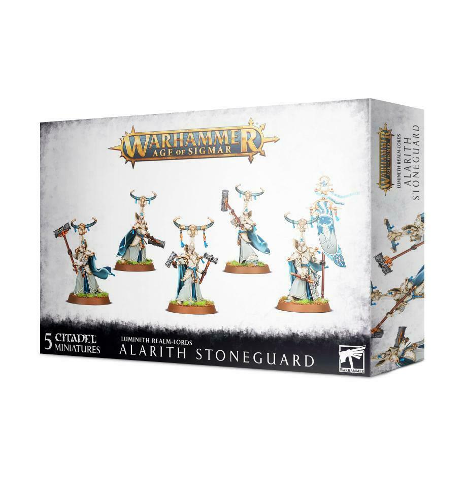 Discount Lumineth Realm-lords Alarith Stoneguard - West Coast Games
