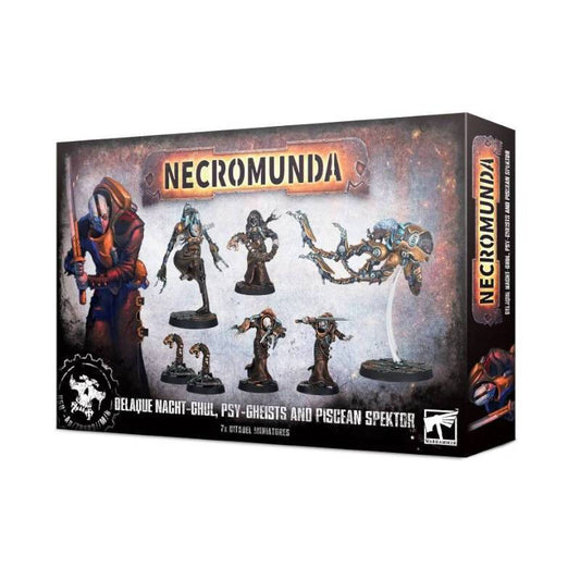 Discount Necromunda Delaque Nacht-Ghul, Psy-Gheists and Piscean Spektor - West Coast Games