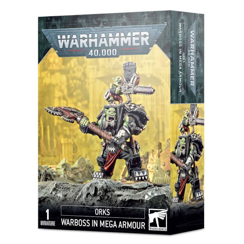 Discount Orks Warboss in Mega Armour - West Coast Games