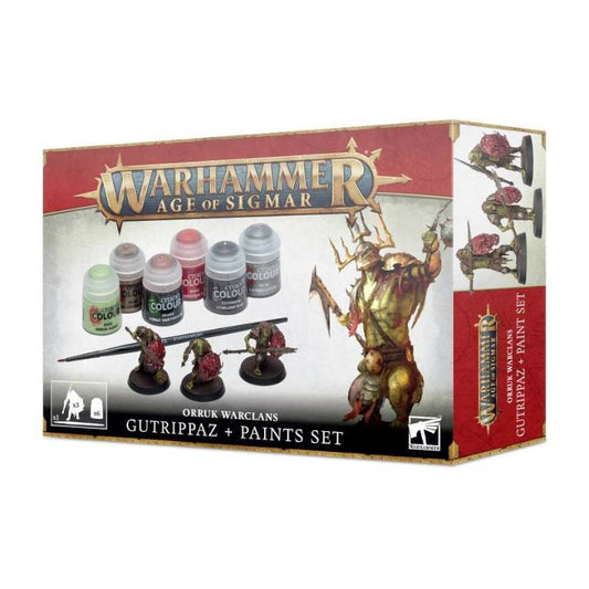 Discount Orruk Warclans Gutrippaz + Paints Set - West Coast Games