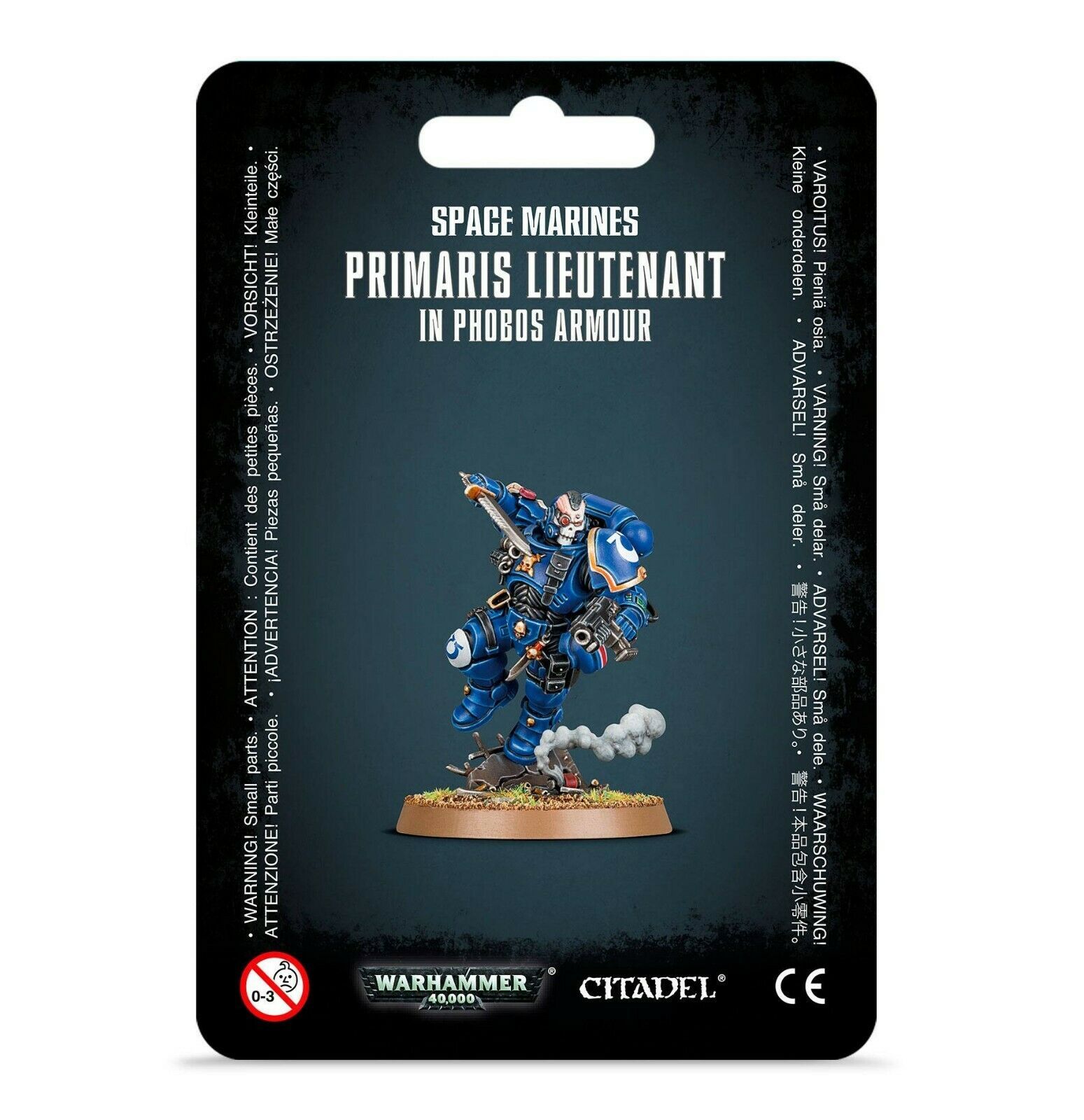 Discount Space Marines Primaris Lieutenant in Phobos Armour - West Coast Games