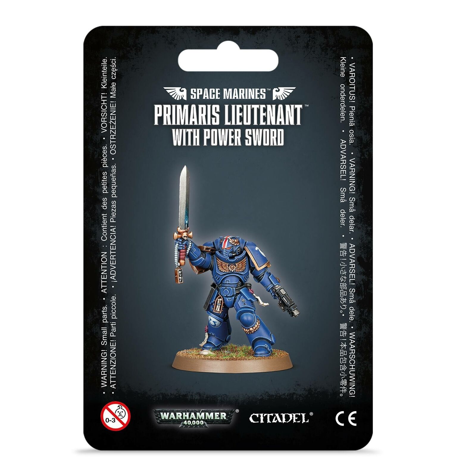 Discount Space Marines Primaris Lieutenant with Power Sword - West Coast Games