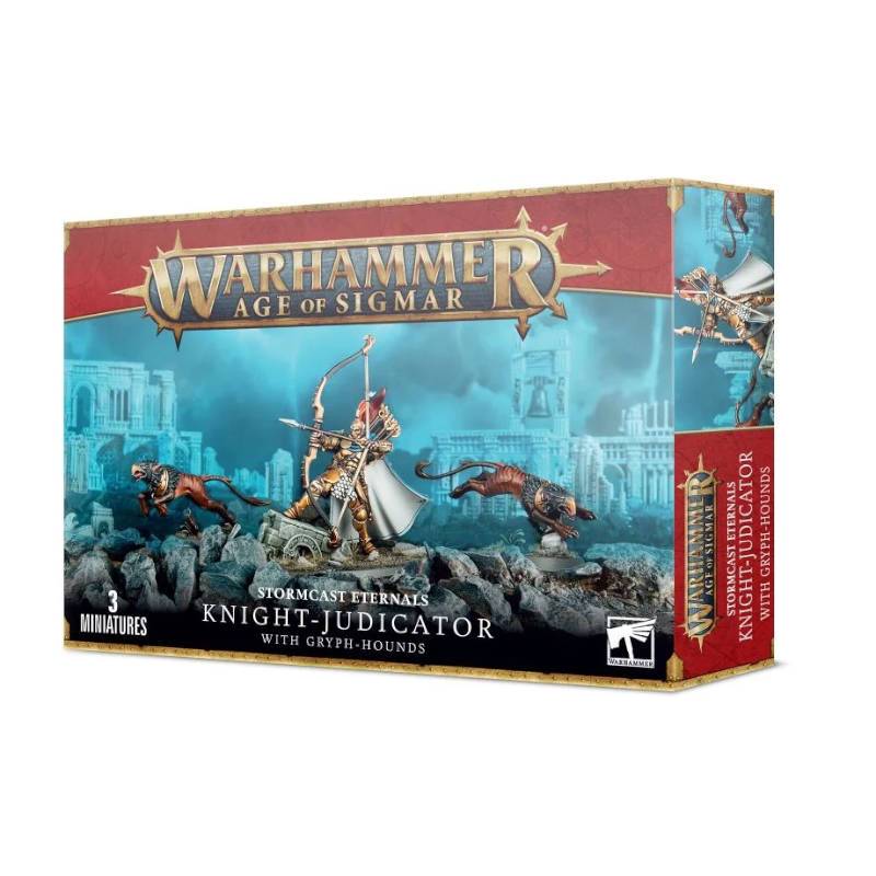 Discount Stormcast Eternals Knight-Judicator with Gryph-hounds - West Coast Games