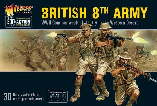 Discount Warlord Games Bolt Action British 8th Army - West Coast Games