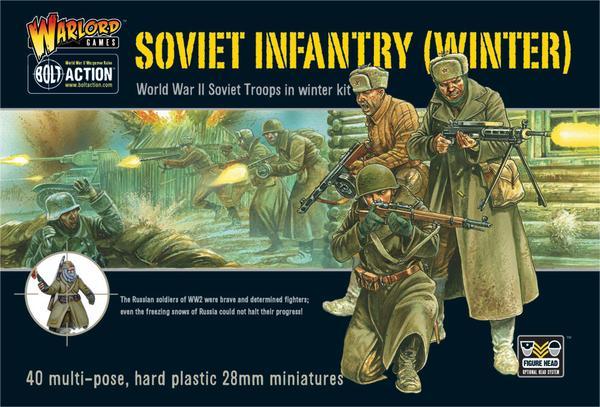 Discount Warlord Games Bolt Action Soviet Infantry (Winter) - West Coast Games